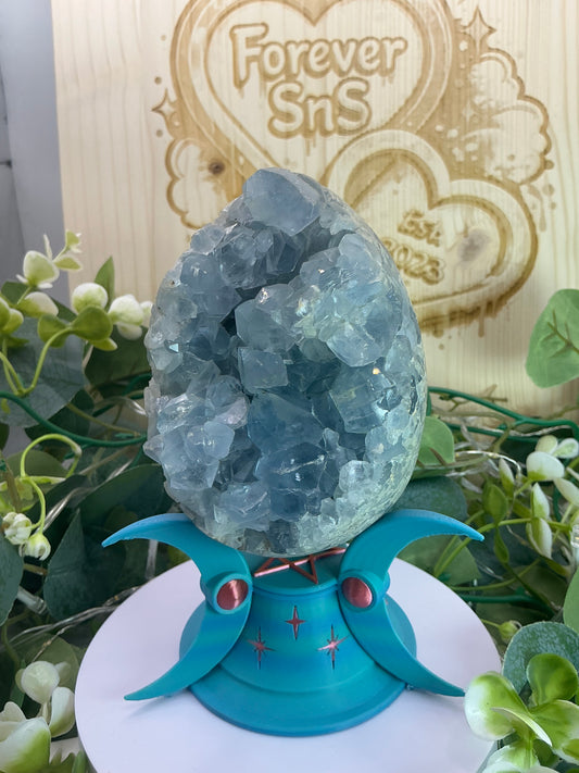 Blue Celestite Egg 1348g