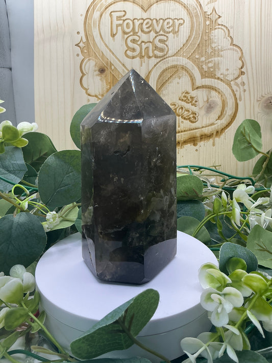 Smokey Quartz Tower (Morion Quartz) 1029g