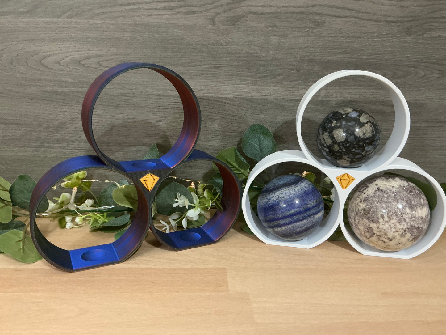 Triple Halo 3 Sphere Display