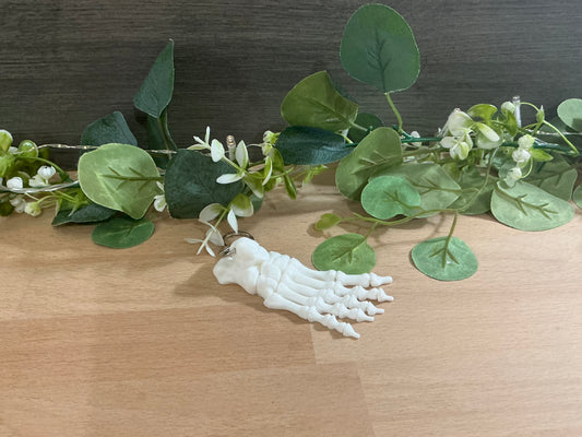 Skeleton Foot Keyring