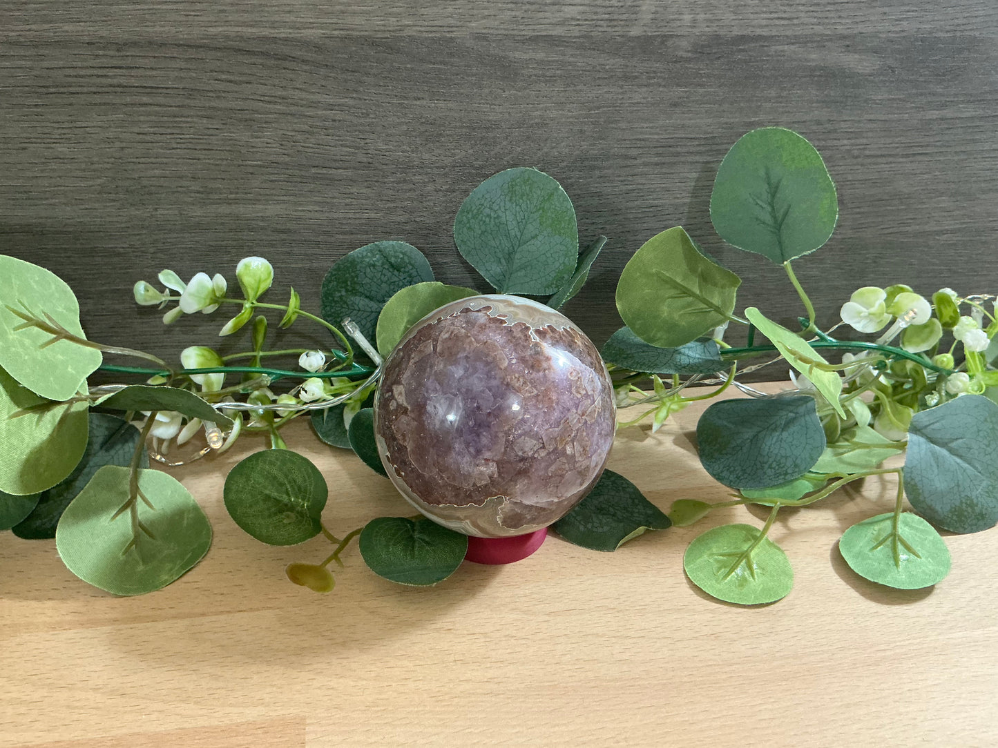 Amethyst x Agate Sphere 725g