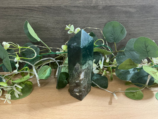 Moss Agate Tower 368g