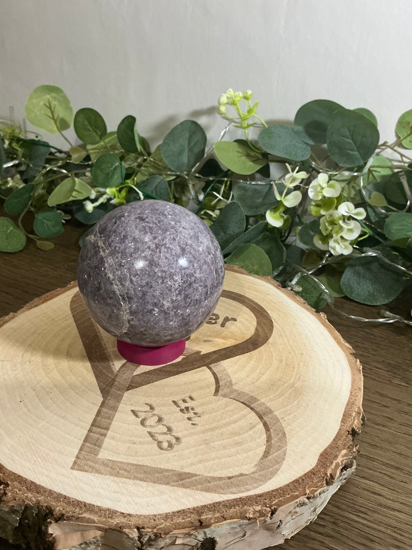 Lepidolite Sphere 751g