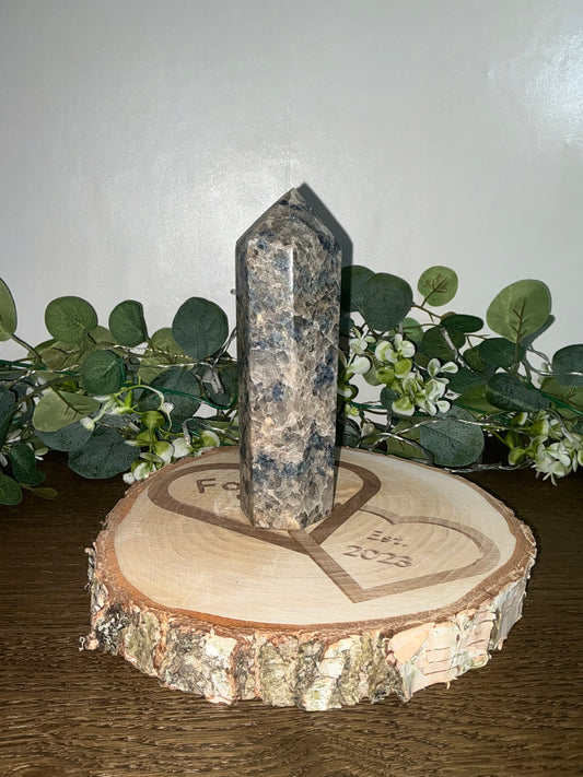 Blue Spinel Tower 708g