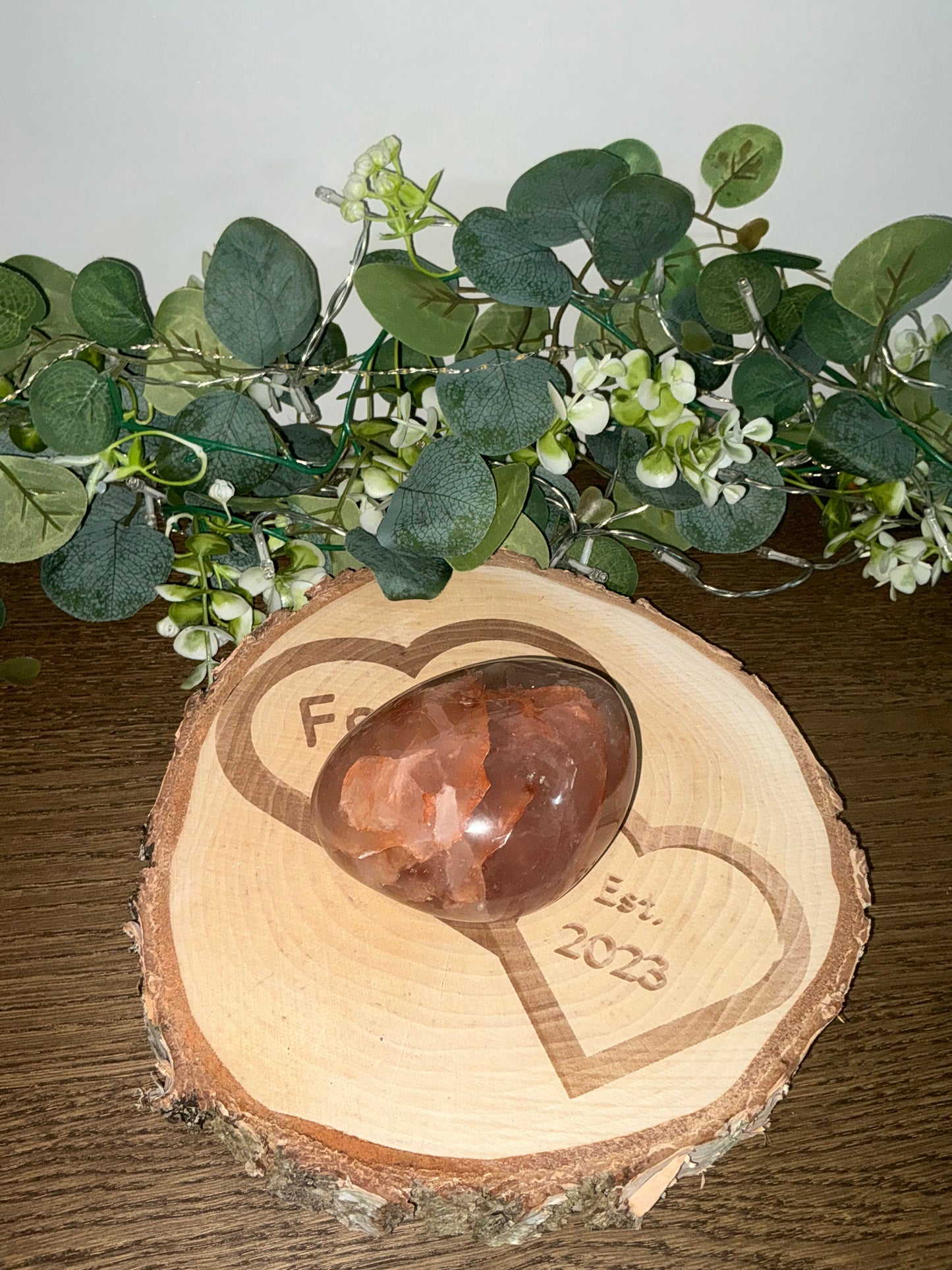 Red Hematoid Quartz (Fire Quartz) Palm 703g