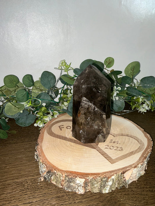 Smokey Quartz Tower (Morion Quartz) 1029g