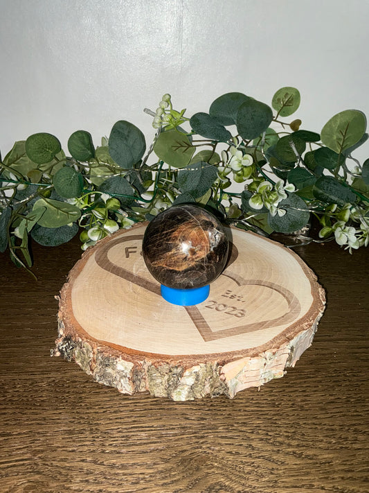 Black Moonstone Sphere 404g