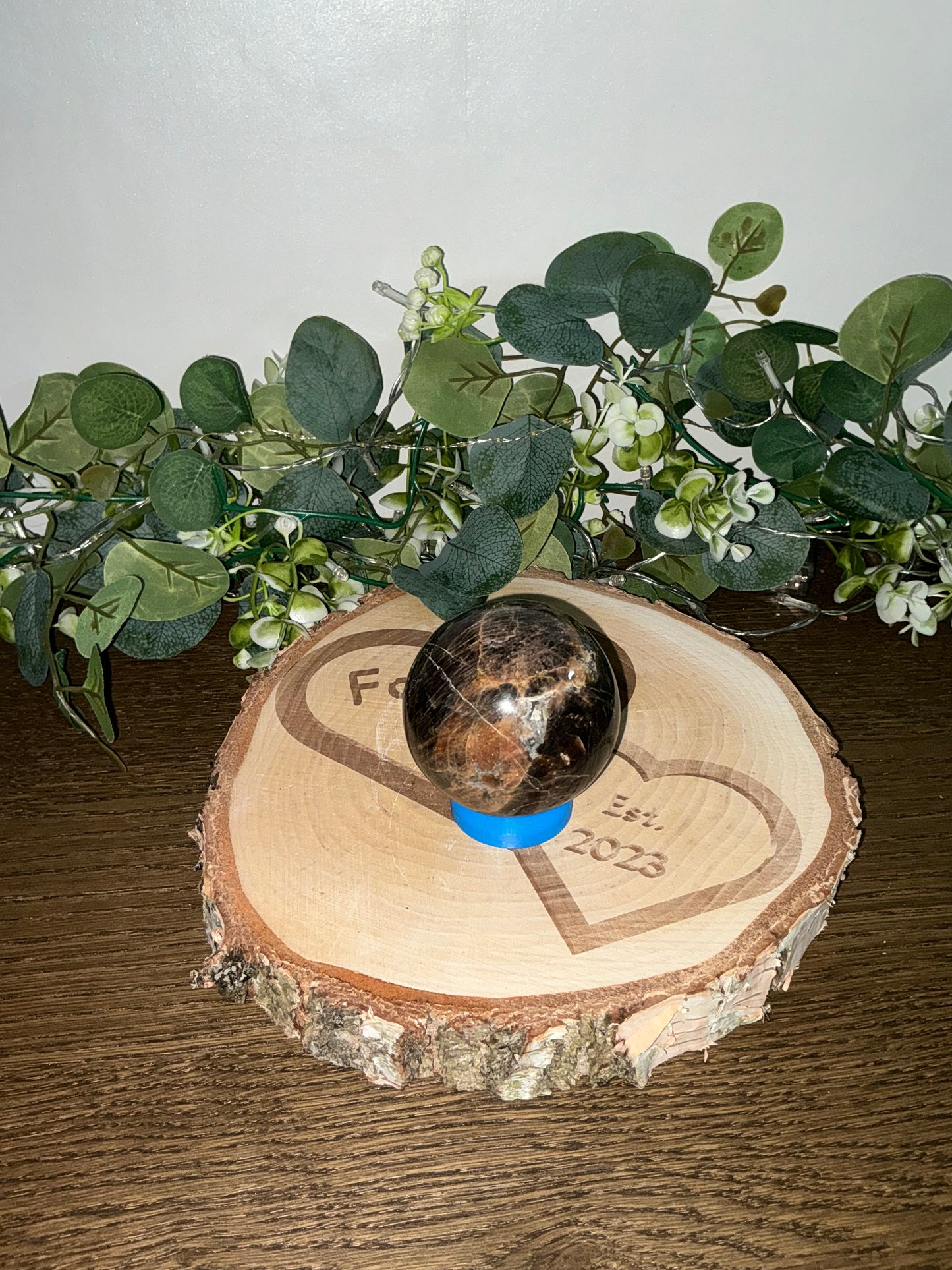 Black Moonstone Sphere 404g