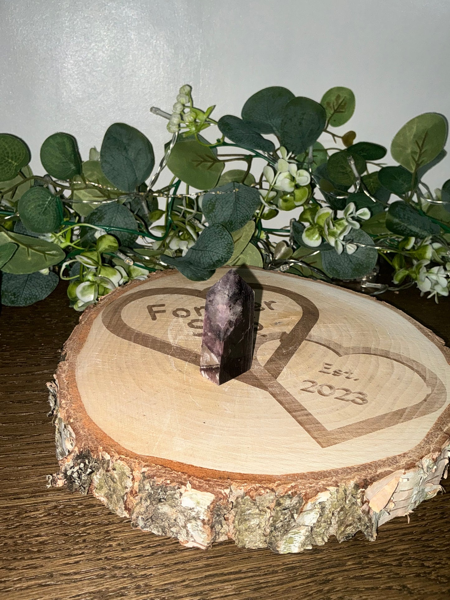 Gem Lepidolite Tower 36g