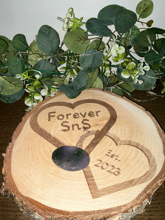 Purple Moss Agate Palm 26g