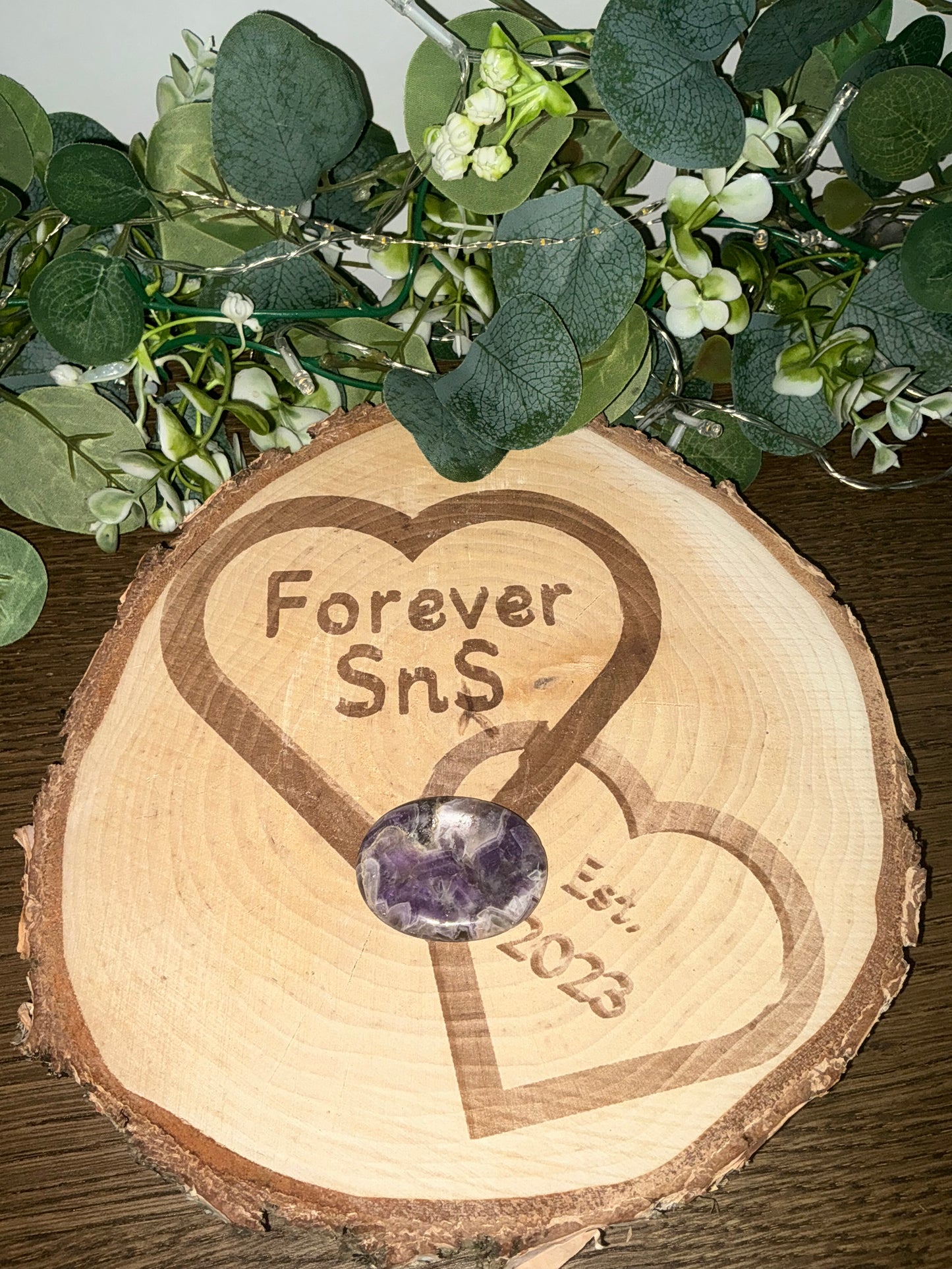 Chevron Amethyst Worry Stone 20g