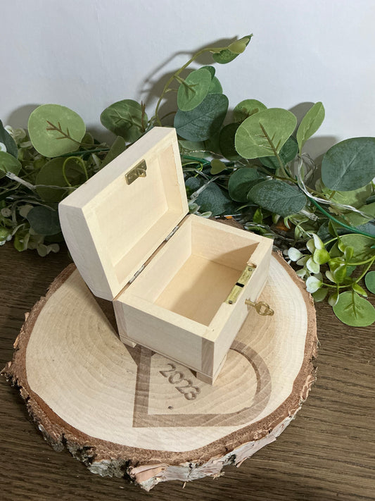 Wooden Lockable Chest