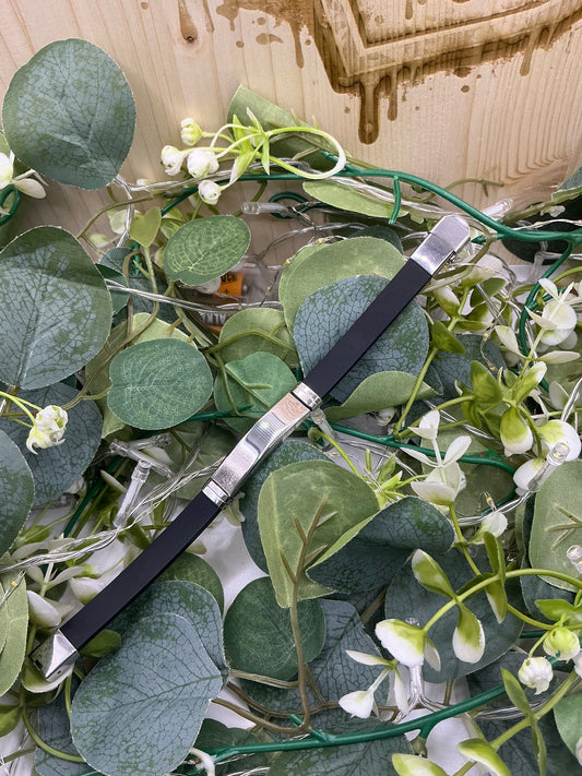 Silicone Bracelet with Stainless Steel Plate