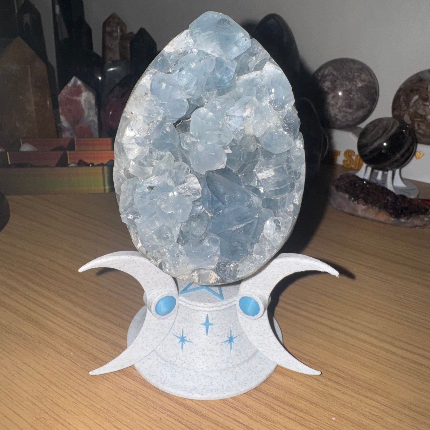 Blue Celestite Egg 1348g