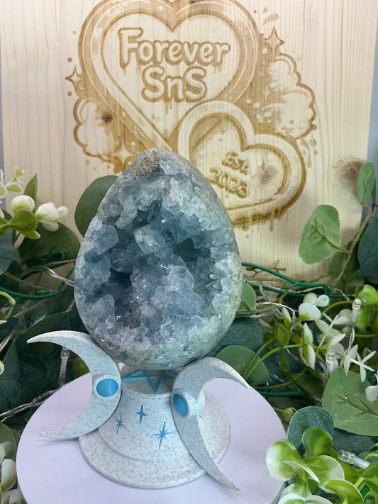 Blue Celestite Egg 955g