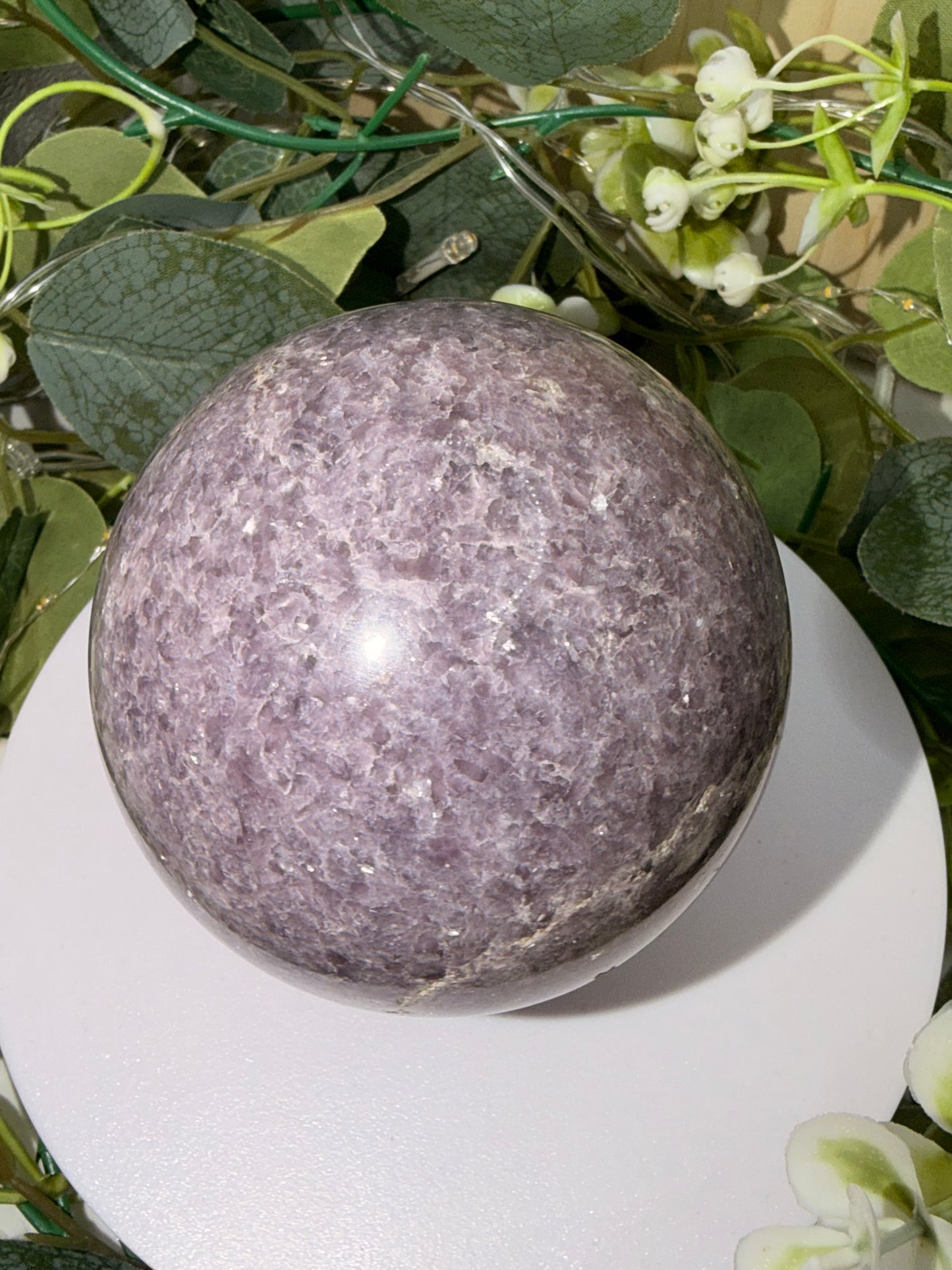 Lepidolite Sphere 751g