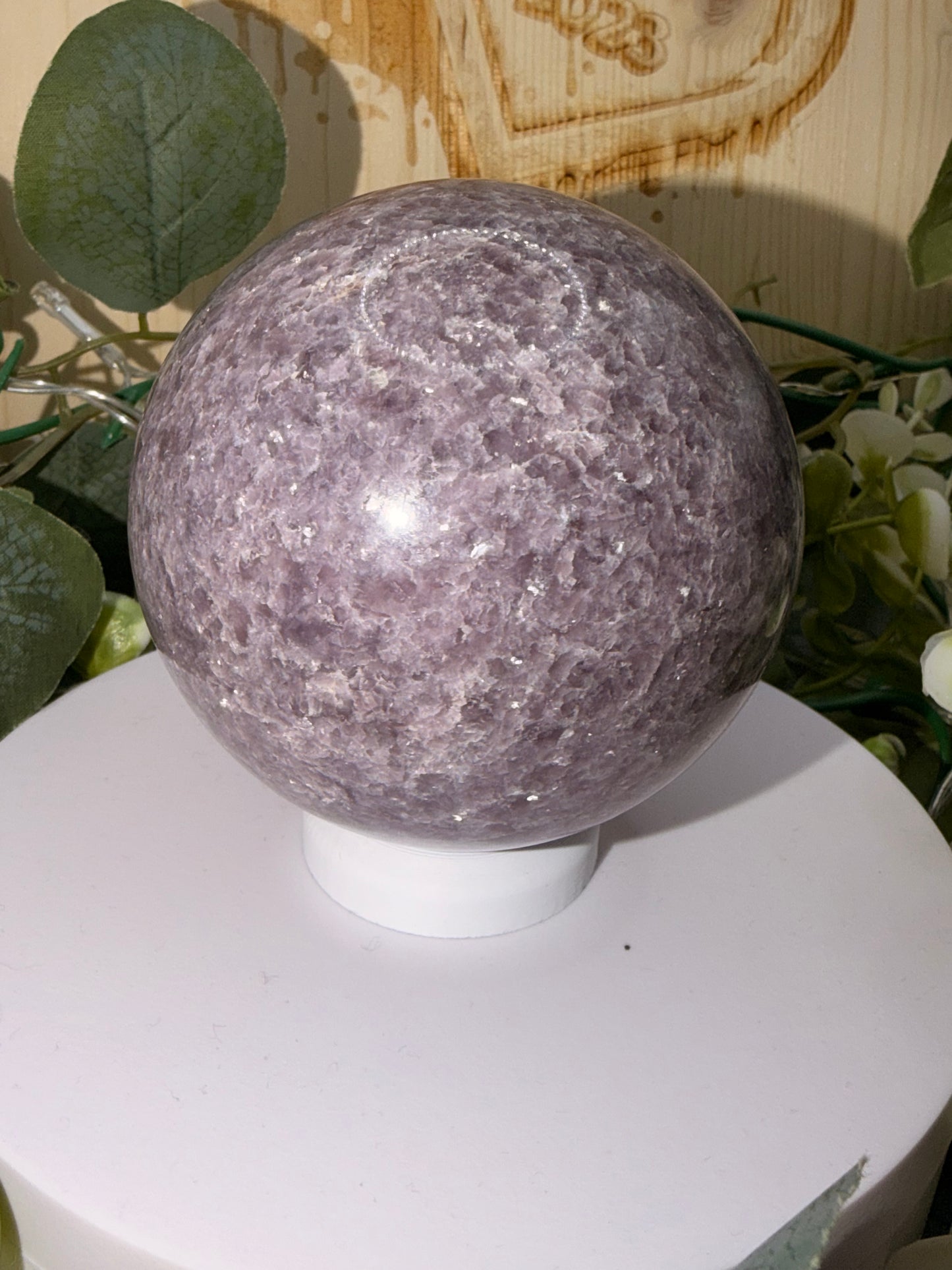 Lepidolite Sphere 751g