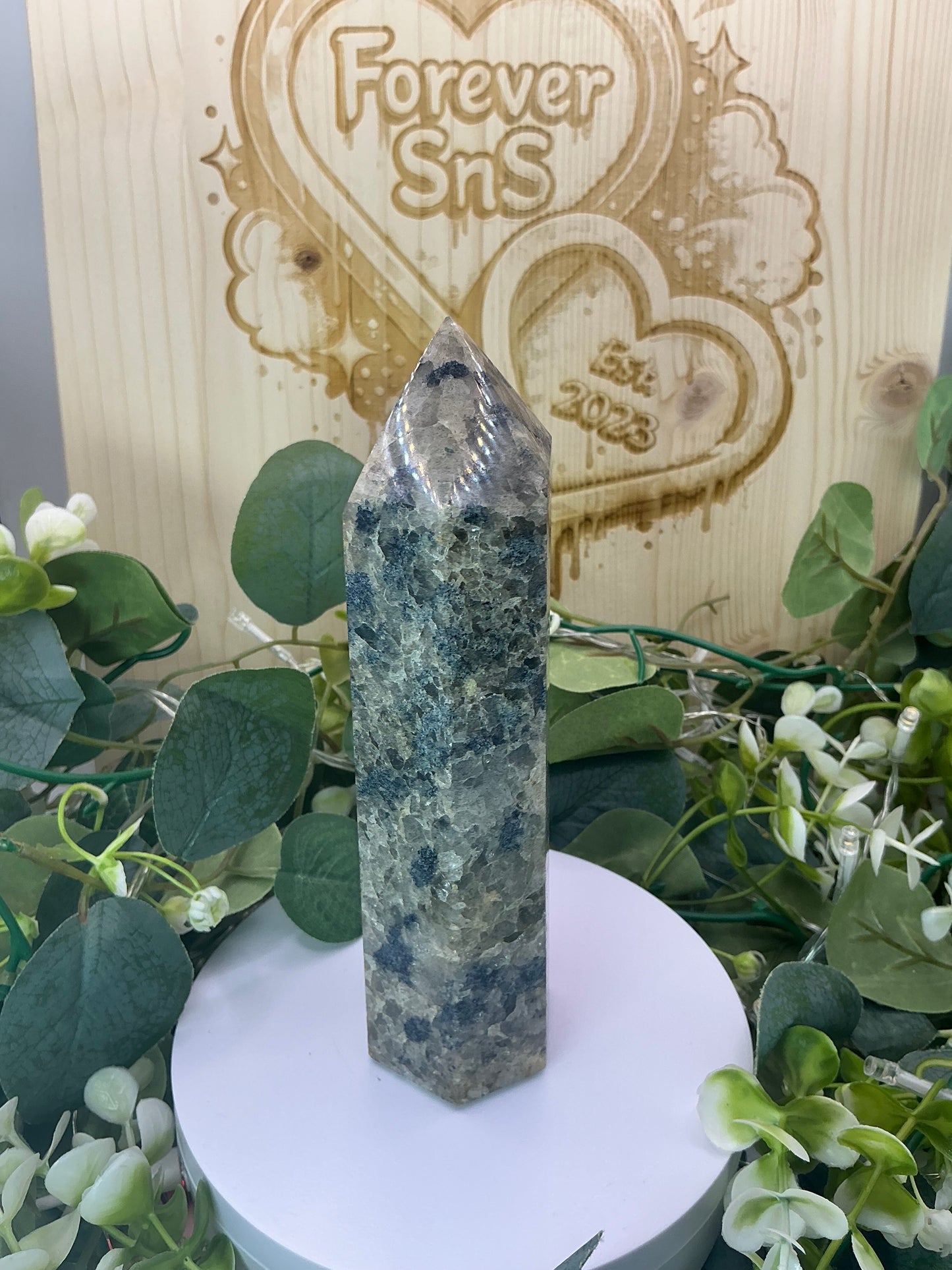 Blue Spinel Tower 708g