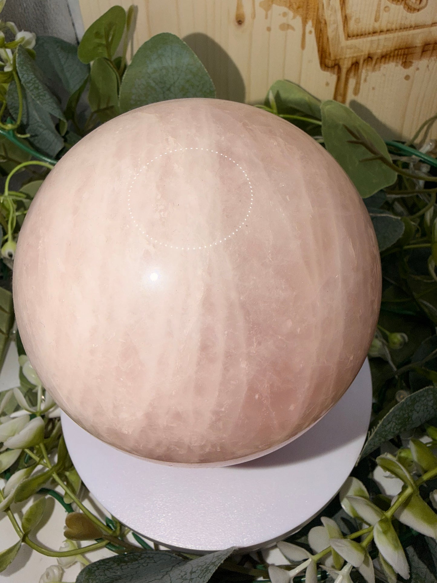 Extra Large Rose Quartz Sphere 2072g