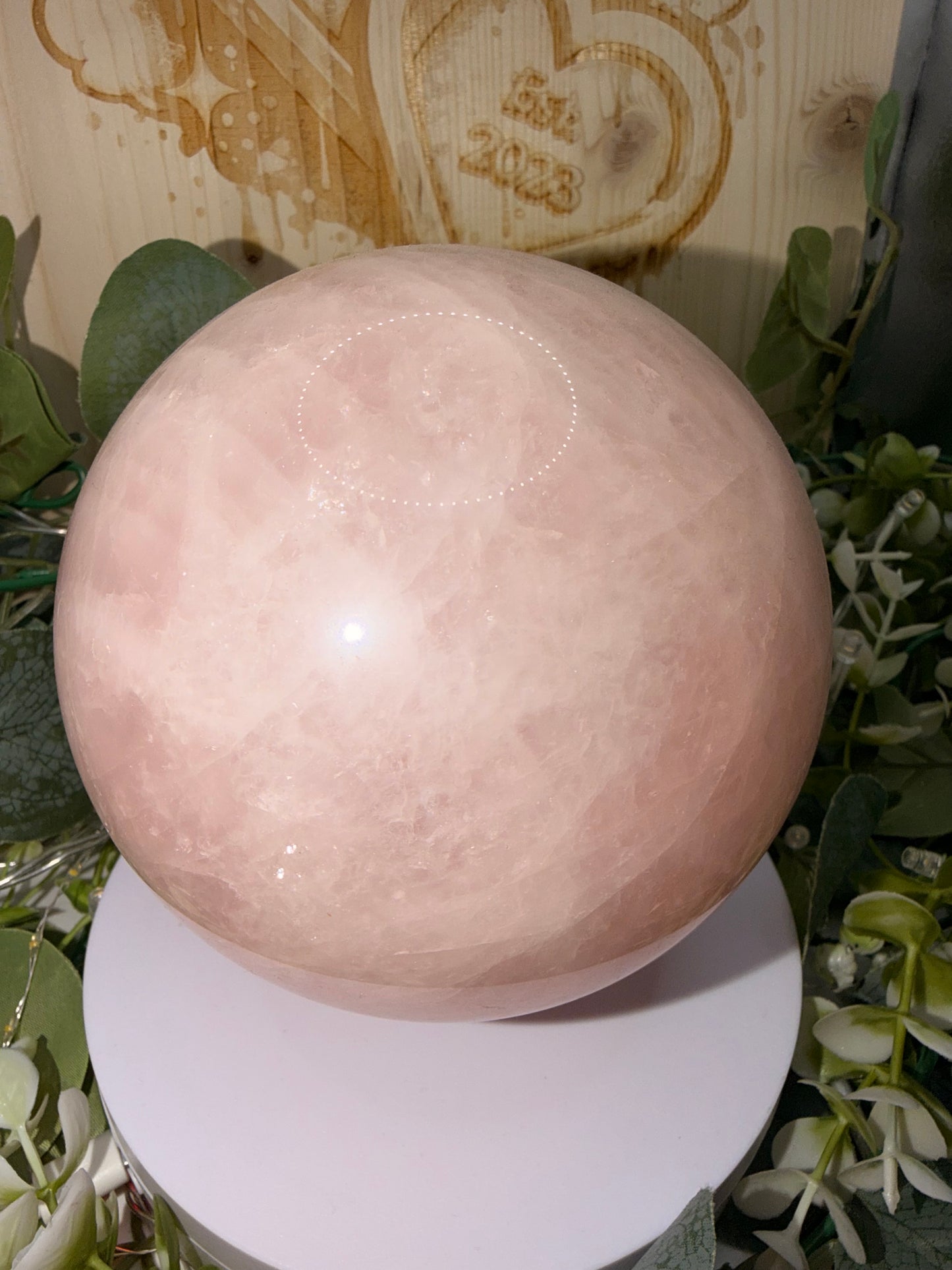 Extra Large Rose Quartz Sphere 2072g