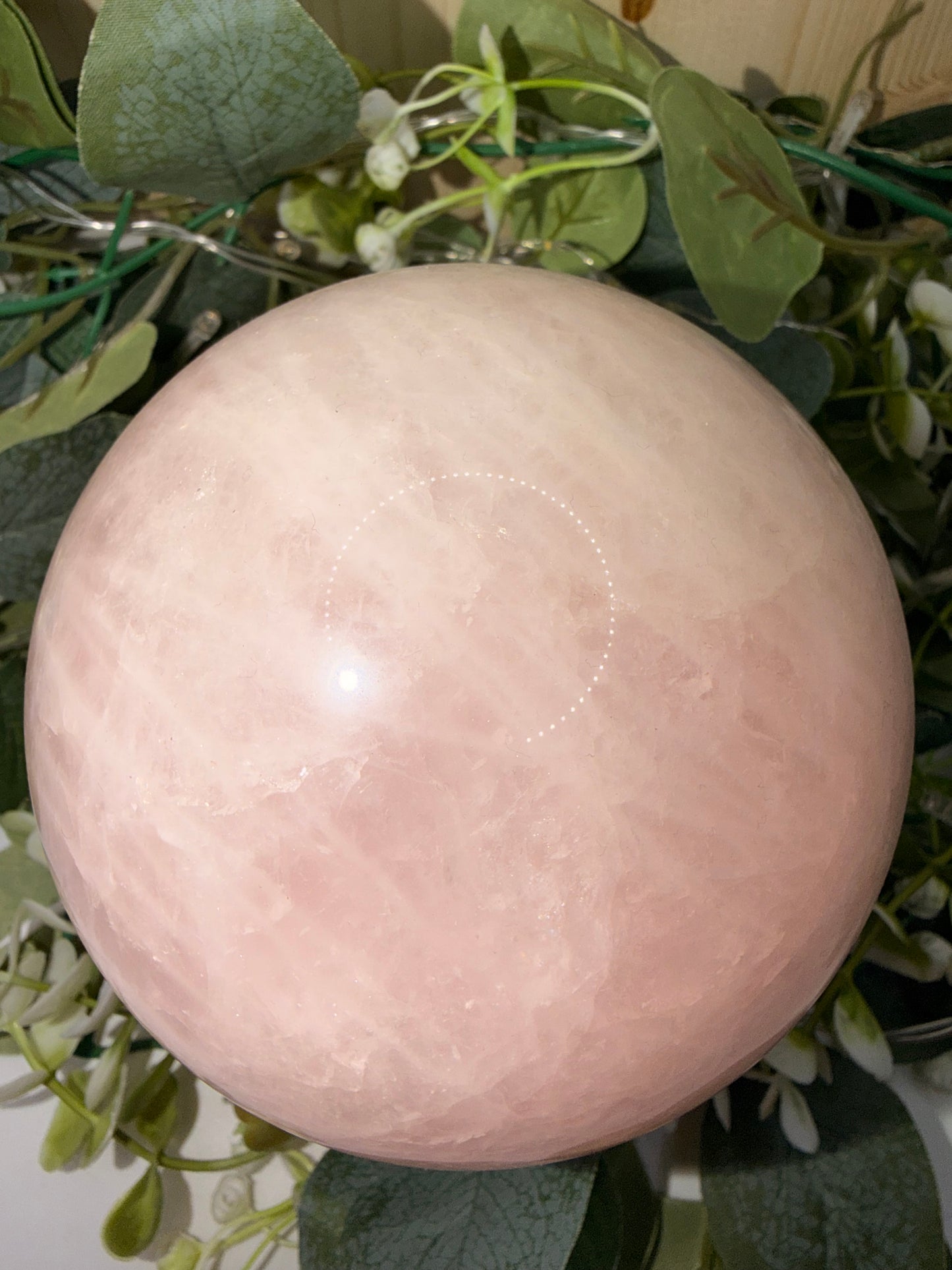 Extra Large Rose Quartz Sphere 2072g