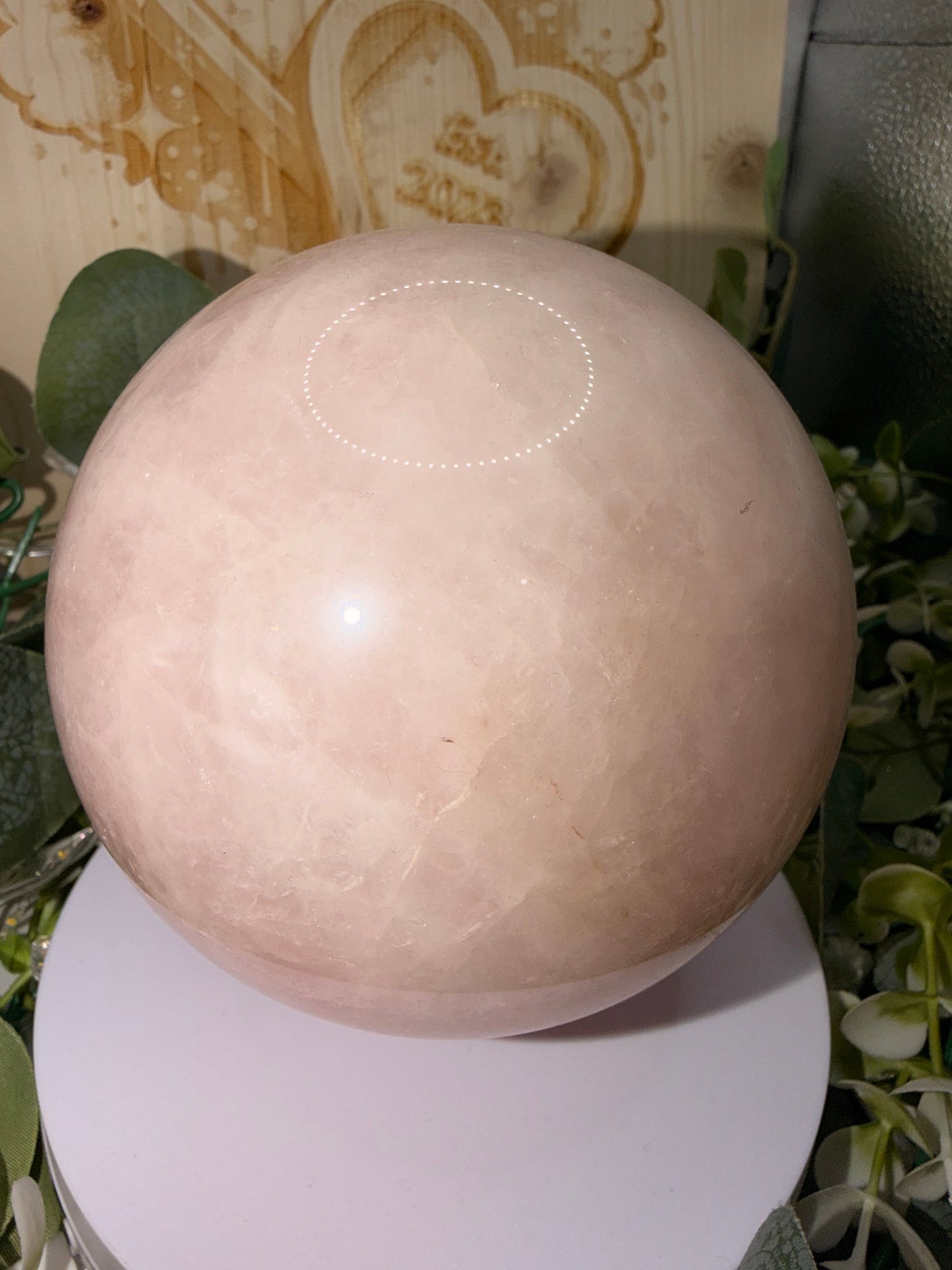 Extra Large Rose Quartz Sphere 2072g
