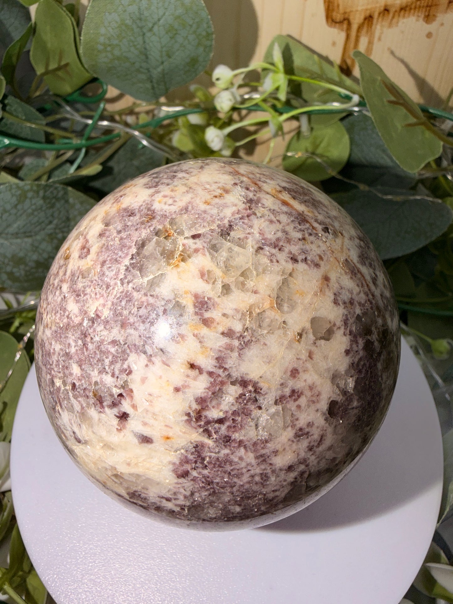 Lepidolite Sphere 841g