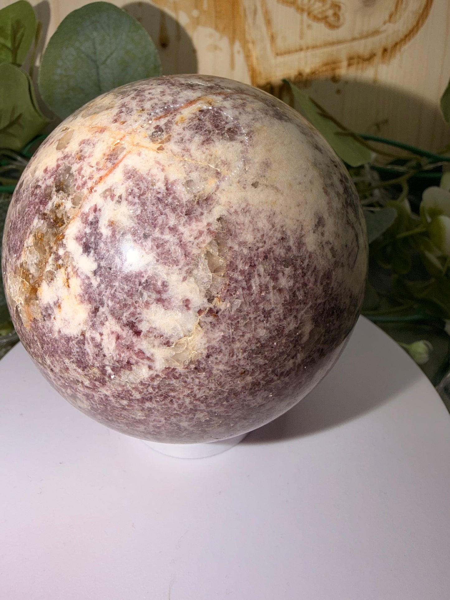 Lepidolite Sphere 841g