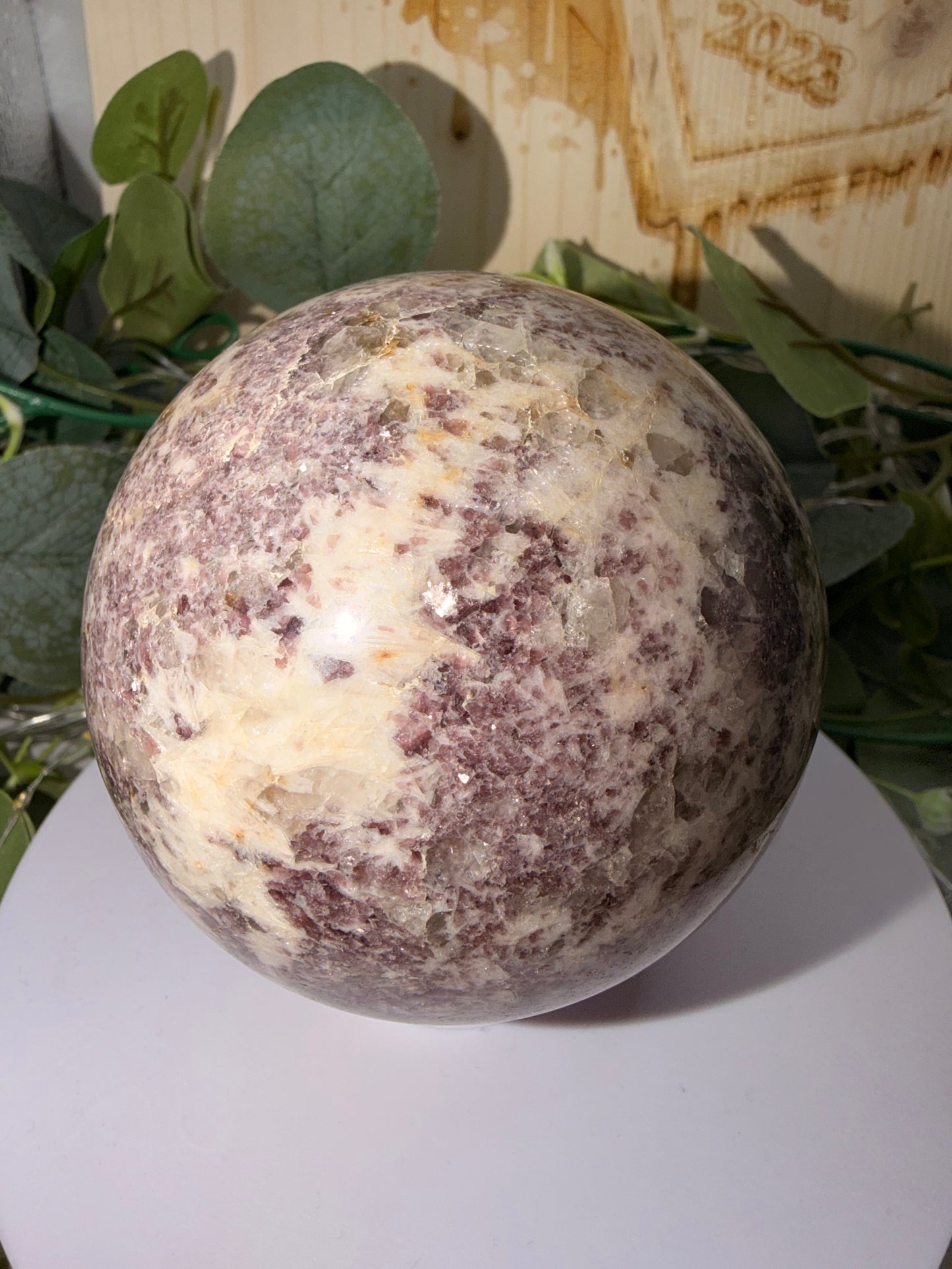 Lepidolite Sphere 841g