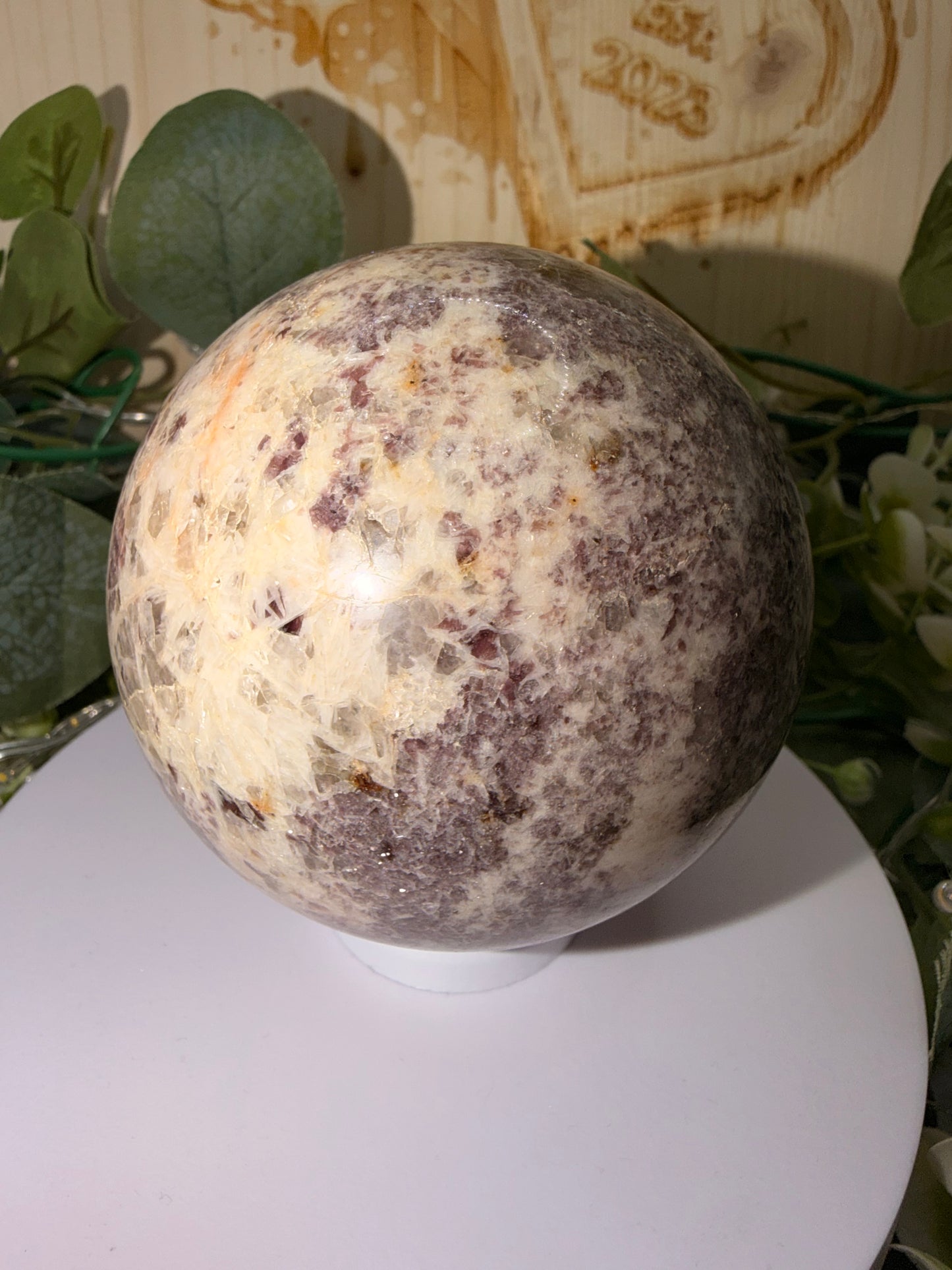 Lepidolite Sphere 841g