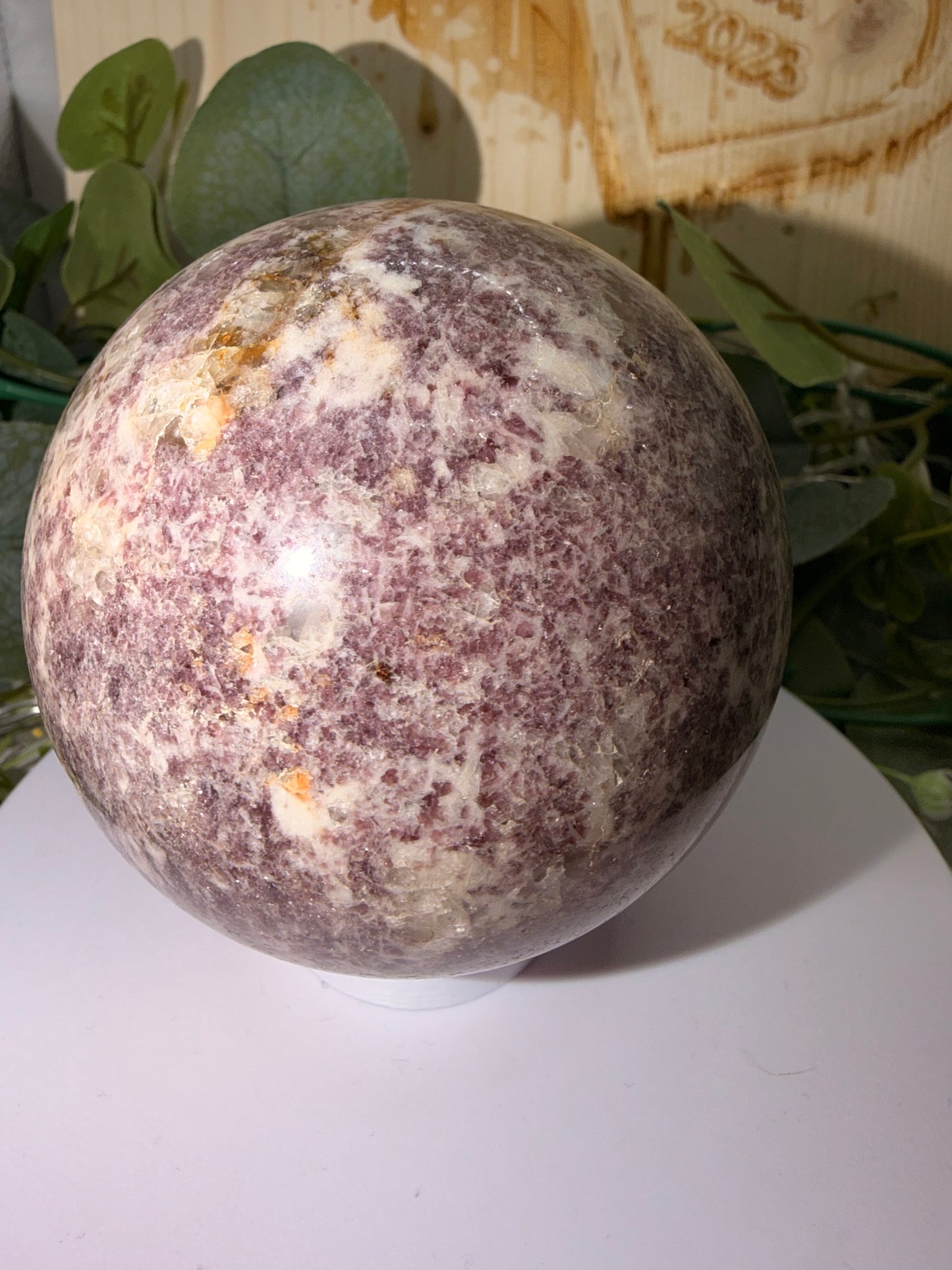 Lepidolite Sphere 841g