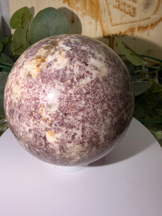Lepidolite Sphere 841g