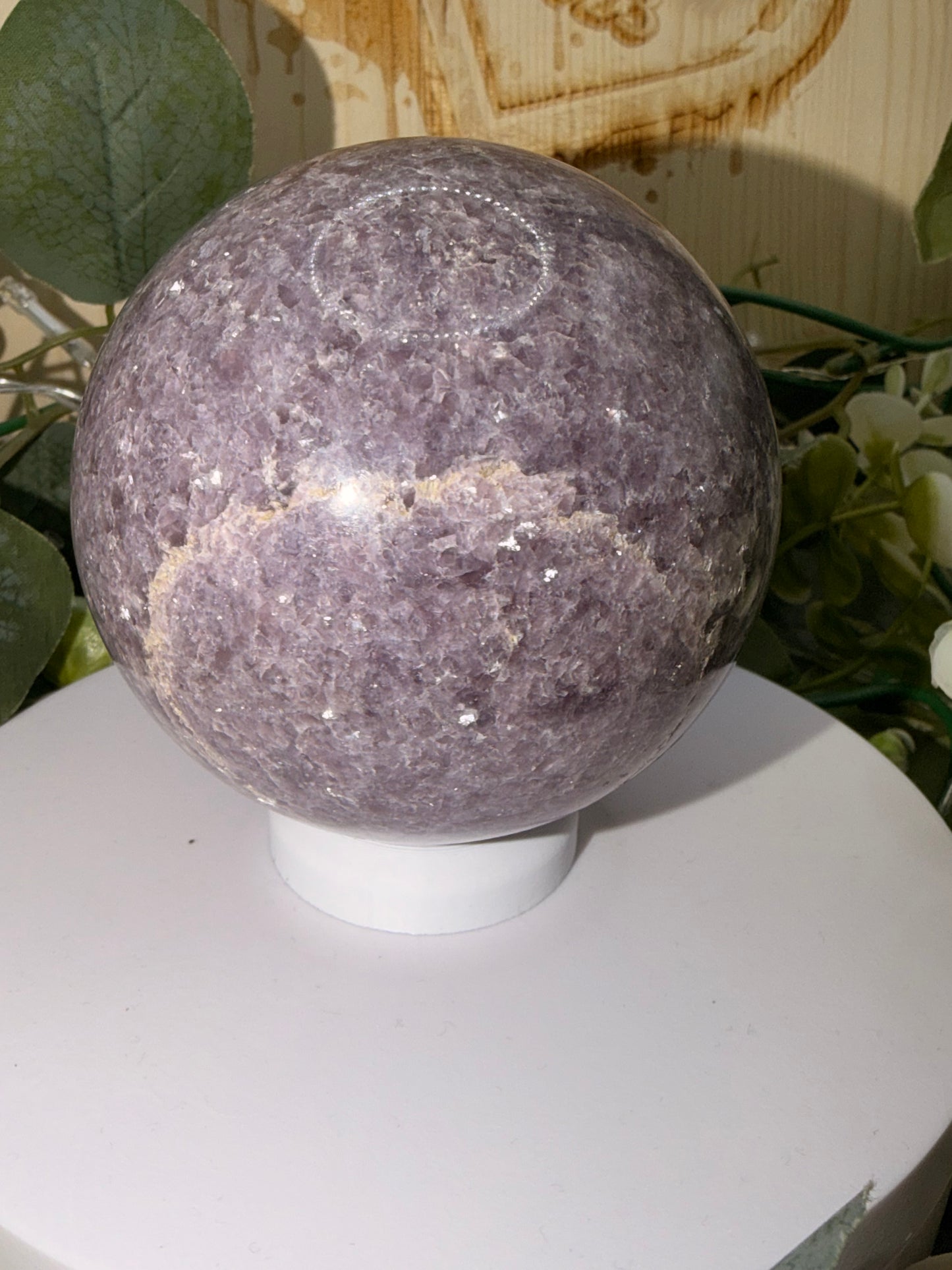 Lepidolite Sphere 751g