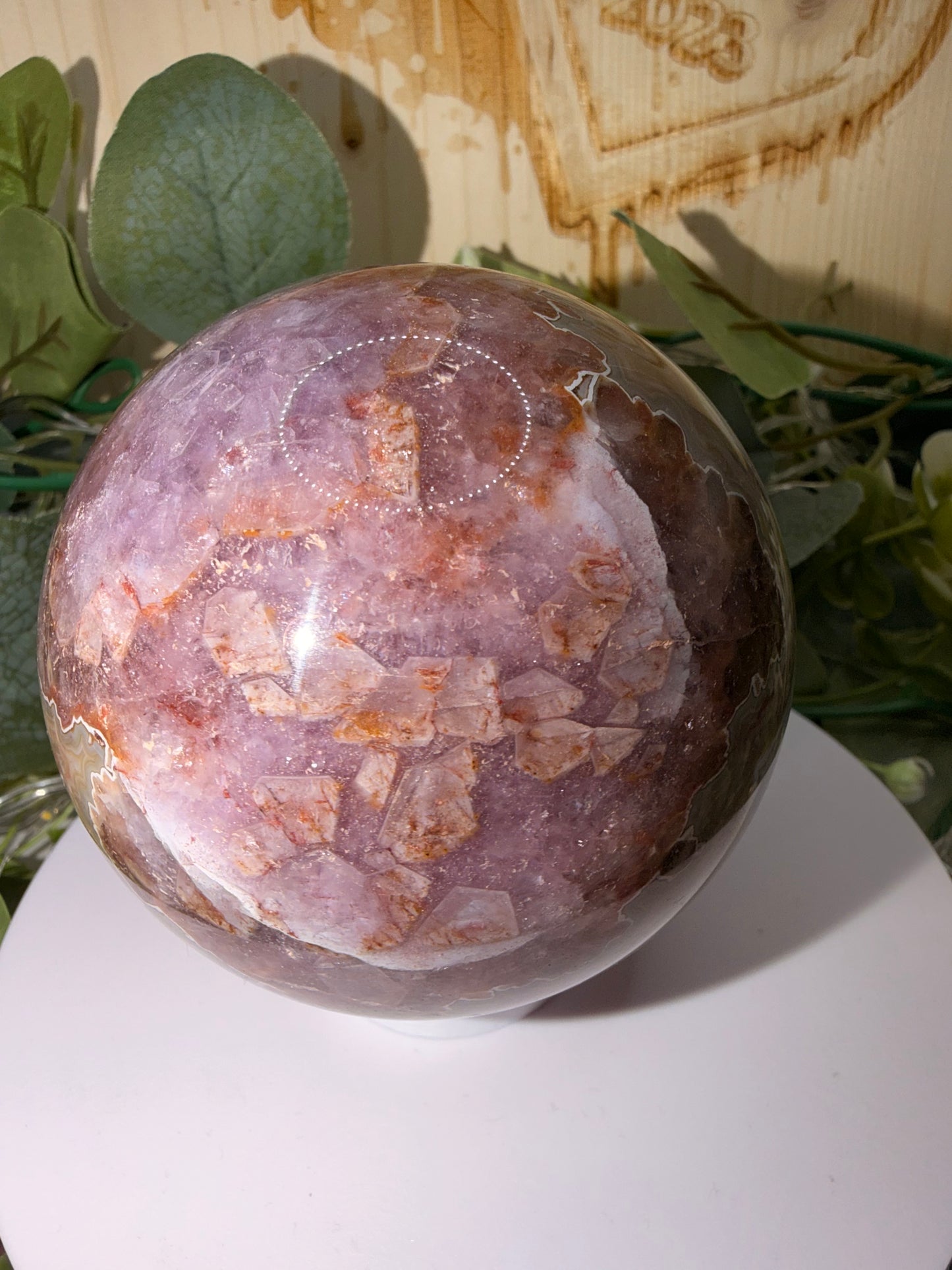 Amethyst x Agate Sphere 725g