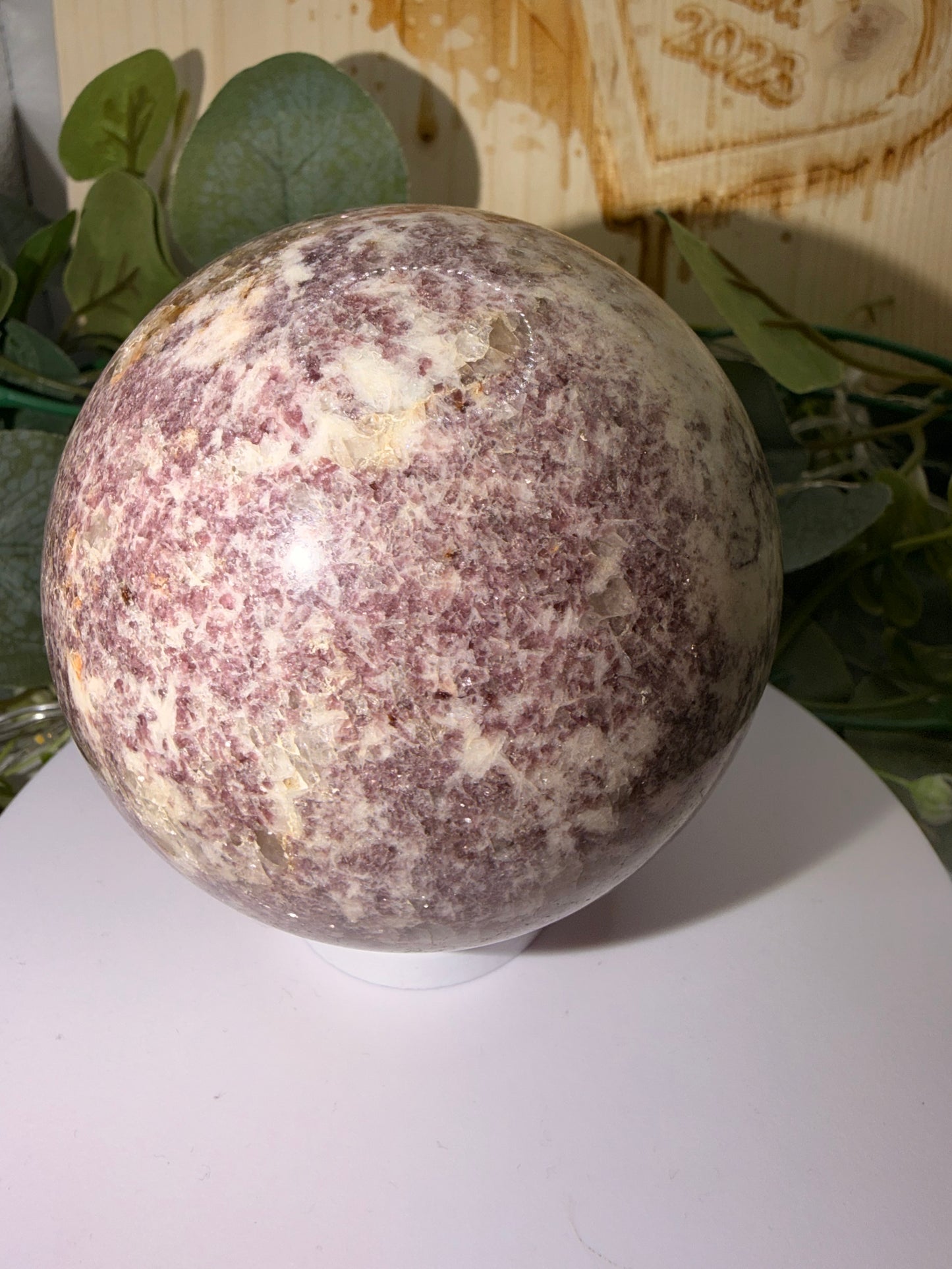 Lepidolite Sphere 841g