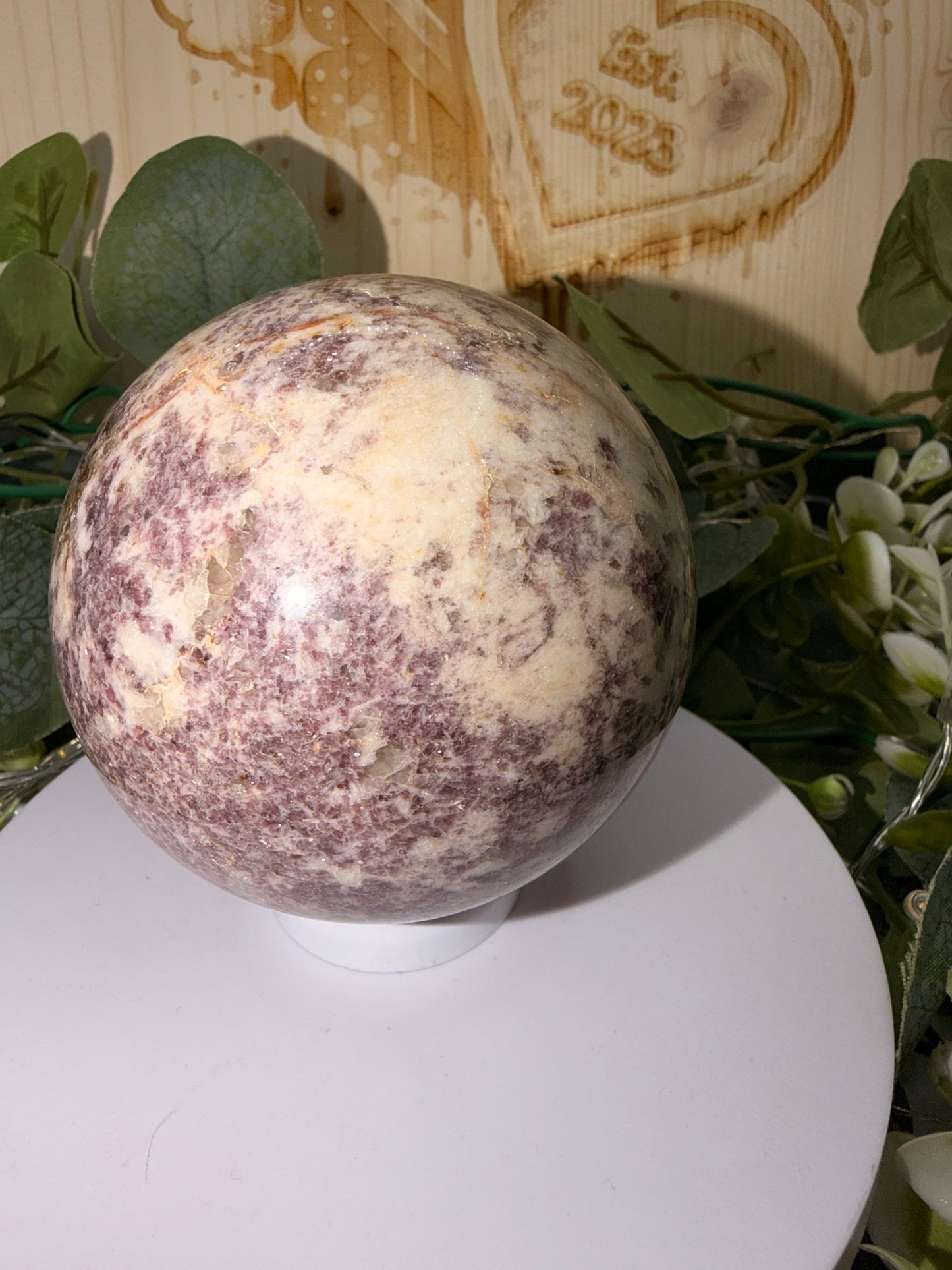 Lepidolite Sphere 841g