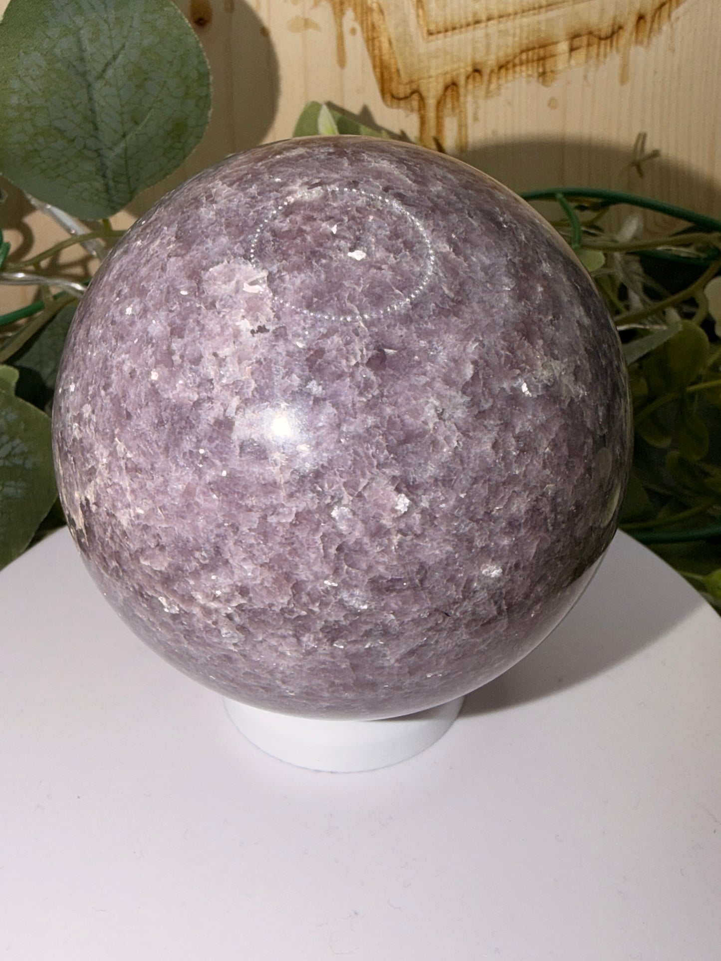 Lepidolite Sphere 751g