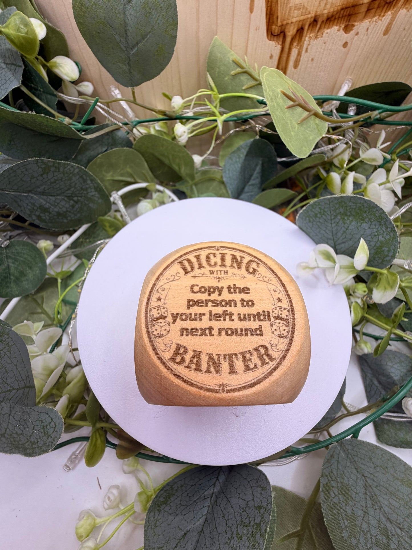 Dicing with Banter 6 side dice