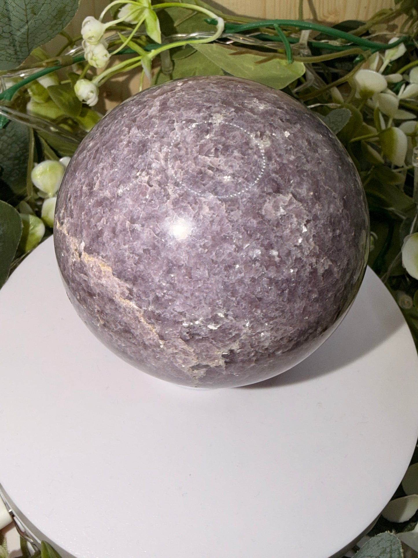 Lepidolite Sphere 751g