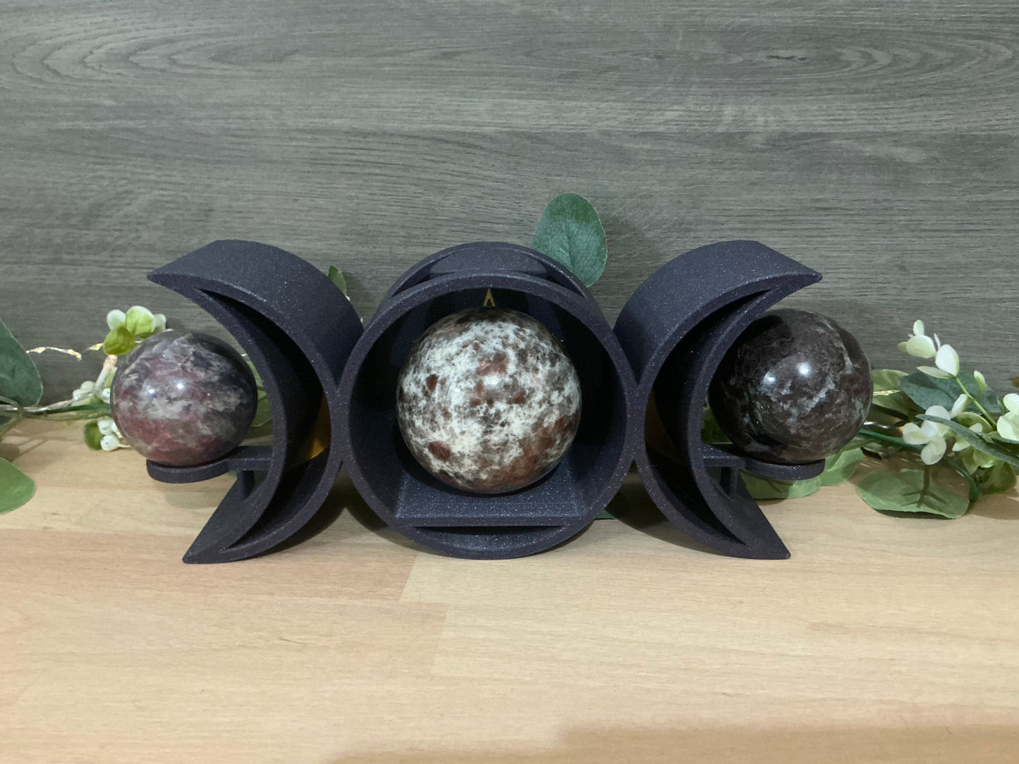 Triple Moon 3 Sphere Display