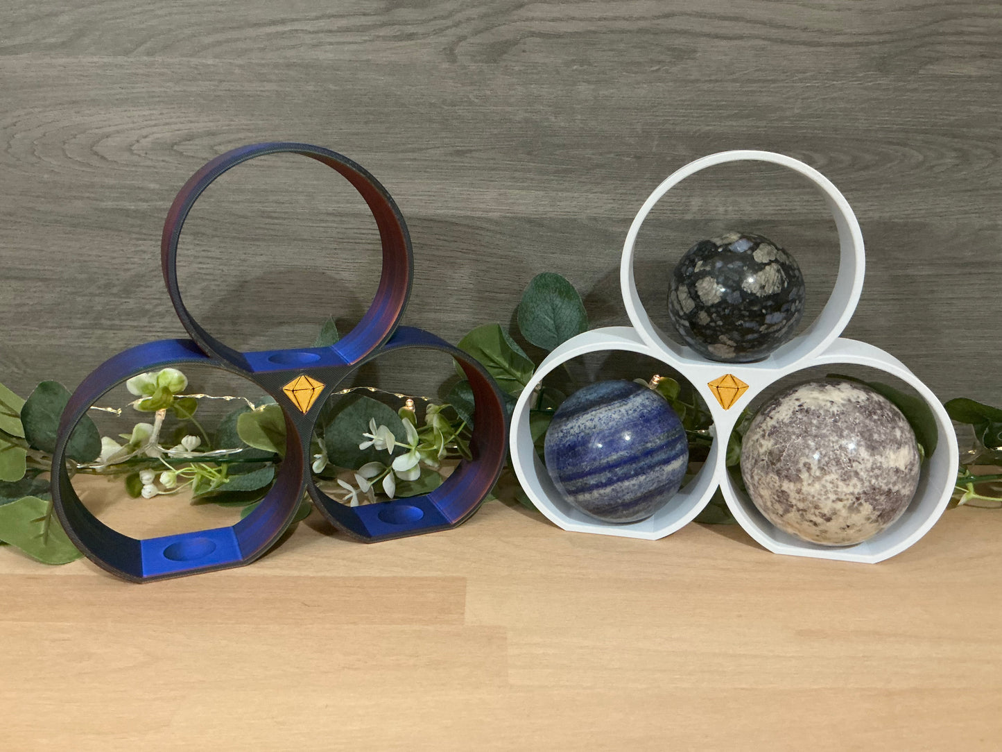 Triple Halo 3 Sphere Display