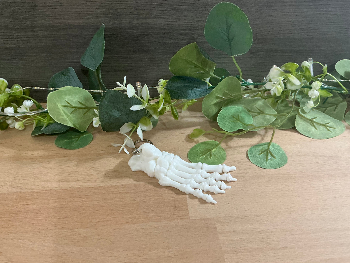 Skeleton Foot Keyring