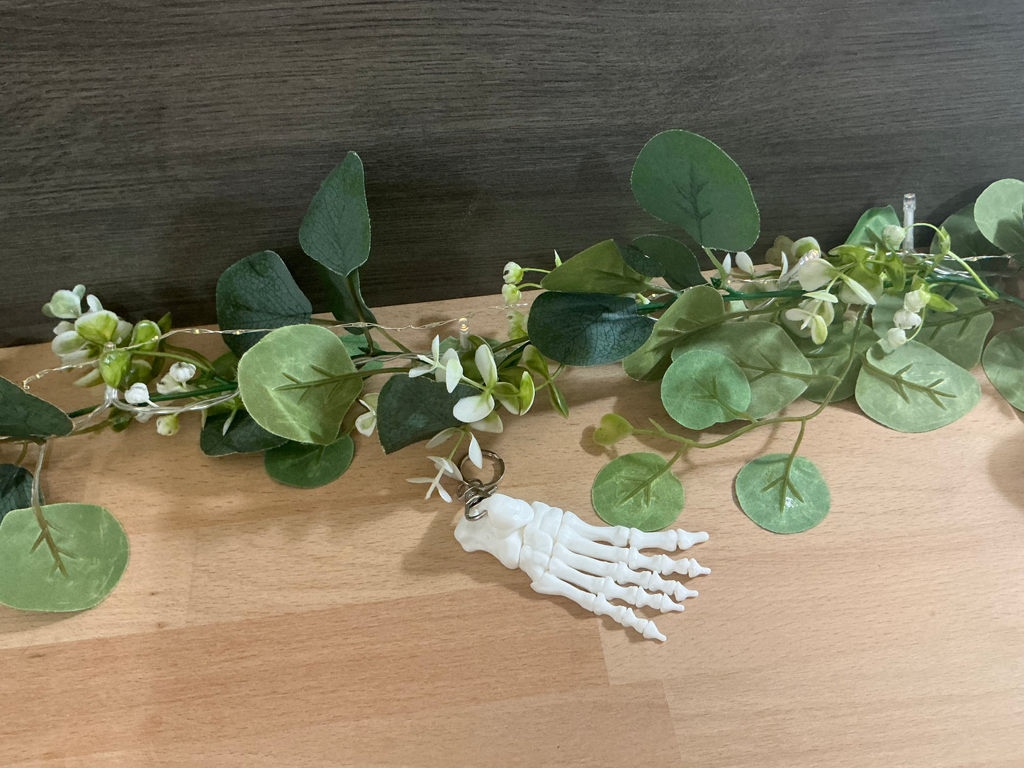 Skeleton Foot Keyring