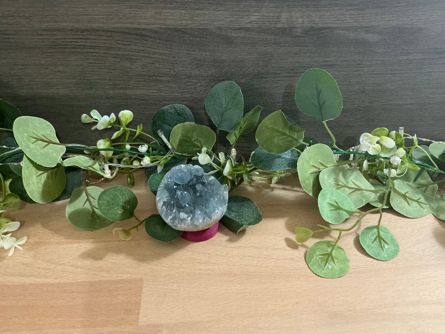 Blue Celestite Half Sphere 287g