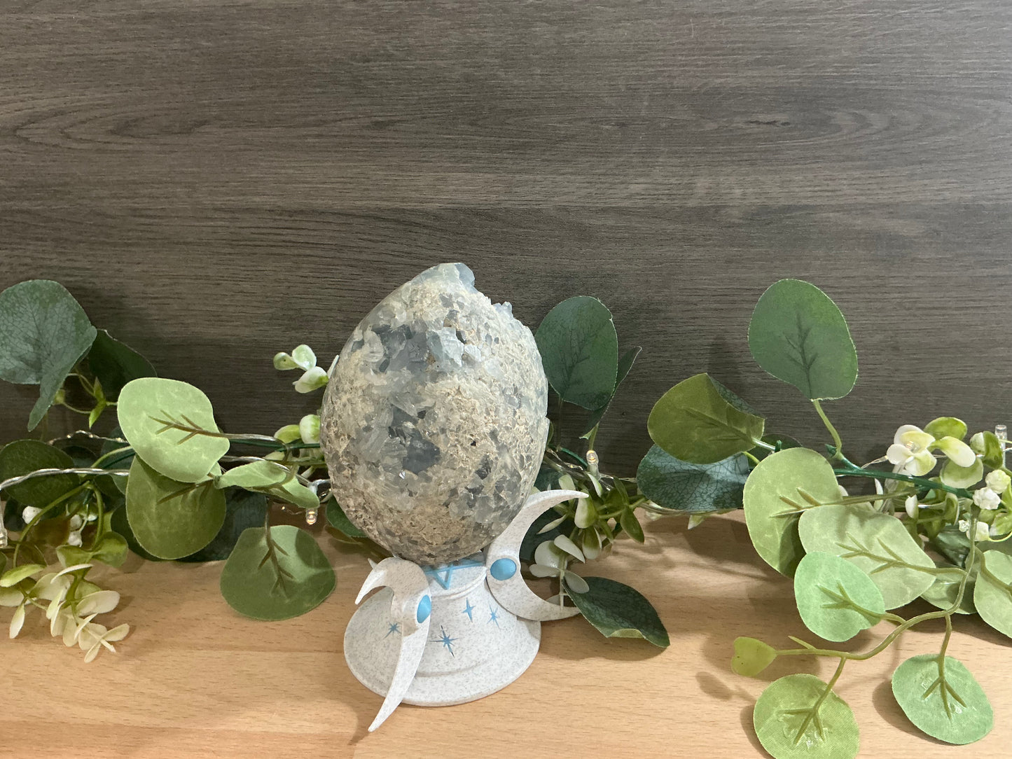 Blue Celestite Egg 1348g