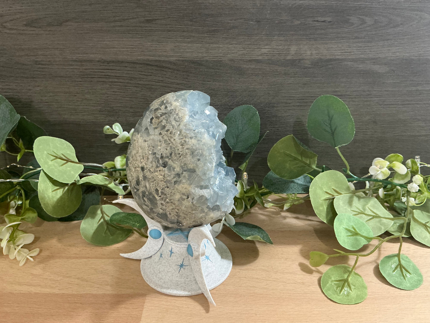 Blue Celestite Egg 1348g