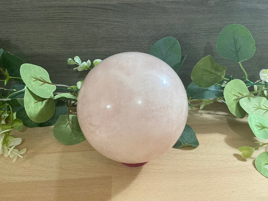 Extra Large Rose Quartz Sphere 2072g