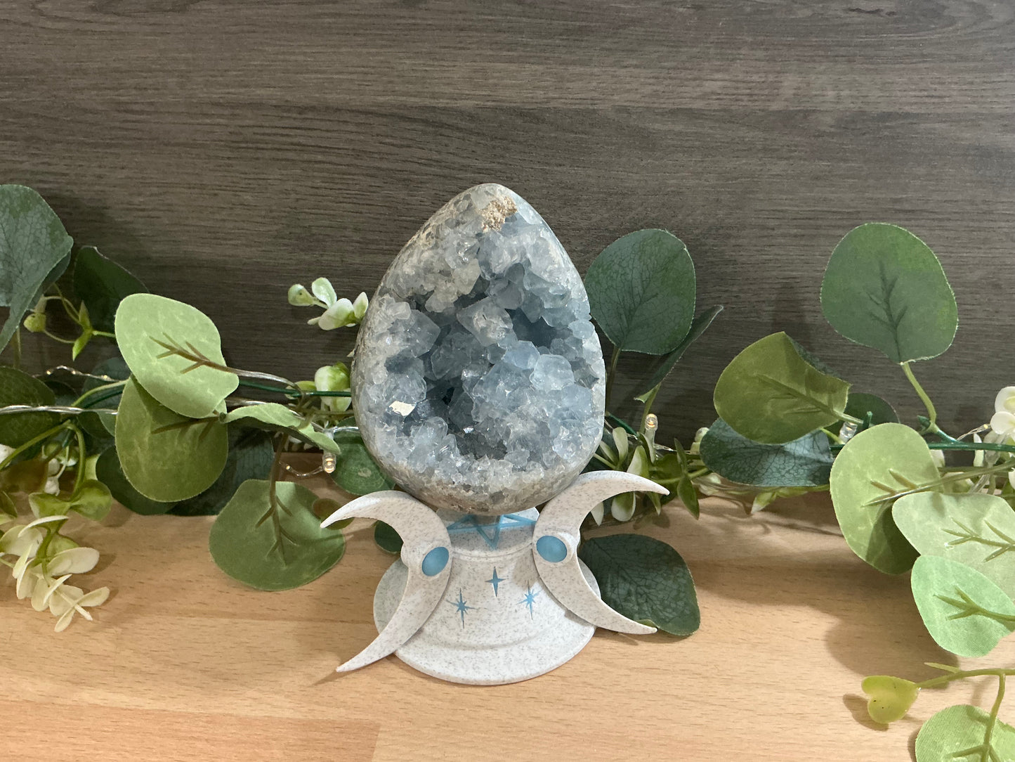 Blue Celestite Egg 955g