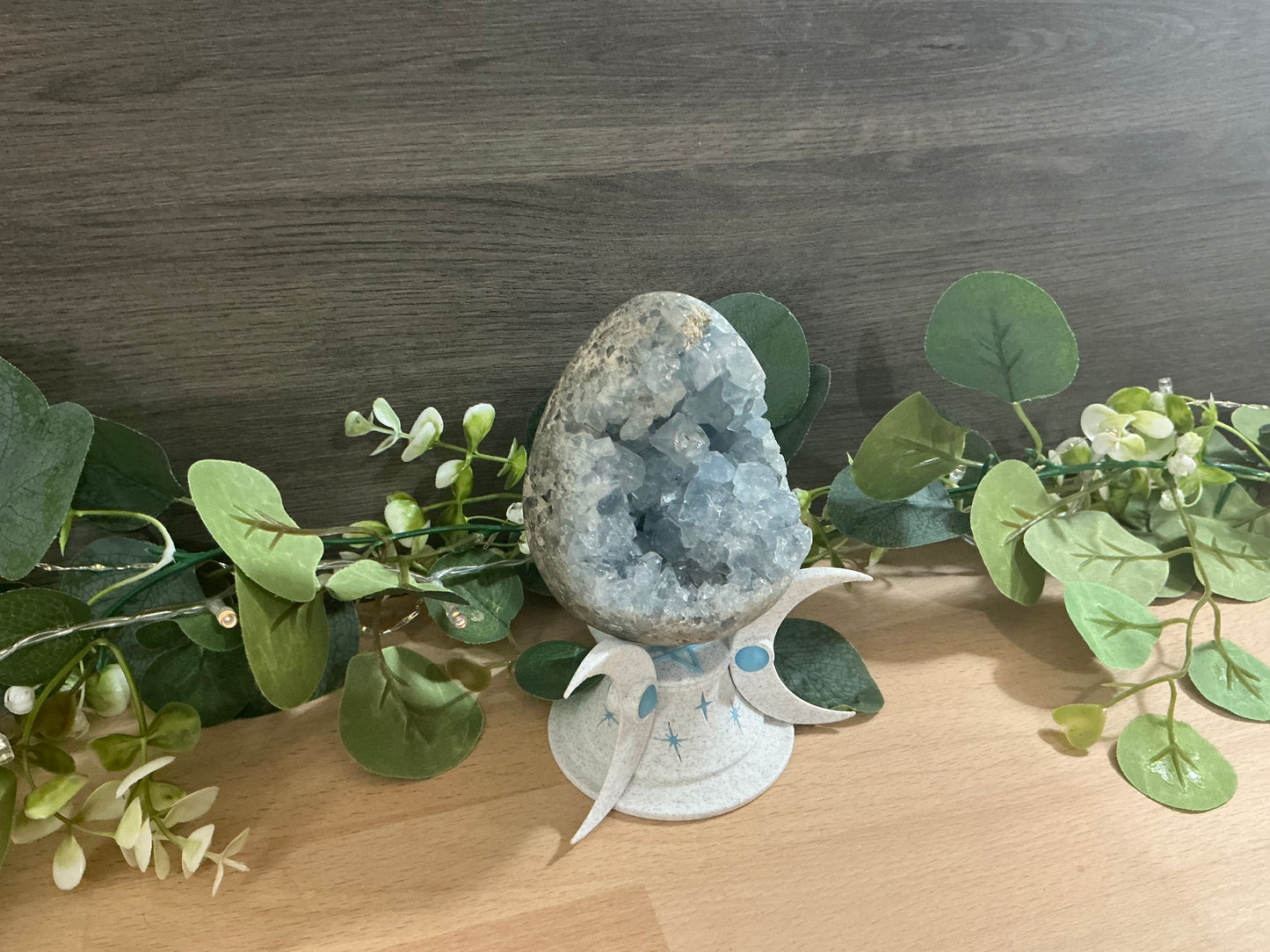 Blue Celestite Egg 955g