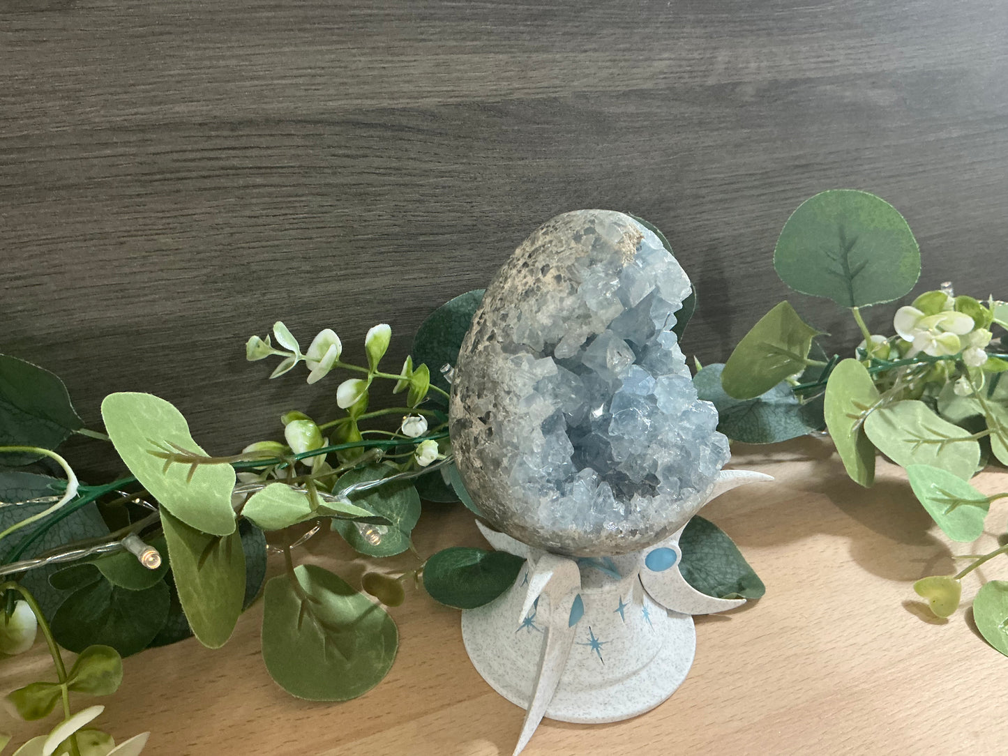 Blue Celestite Egg 955g